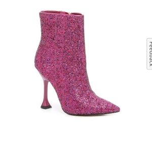 New! Marc Fisher Stolla Glitter Bootie